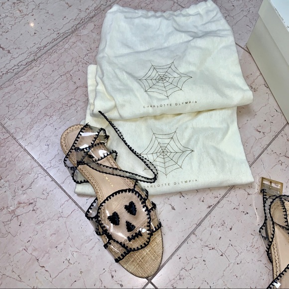 Charlotte Olympia Lupita PVC Skull Sandals - Picture 5 of 8